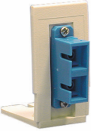 Advanced Multimedia Outlet SC Duplex, 3.6 Inch Height, High-Impact Thermoplastic