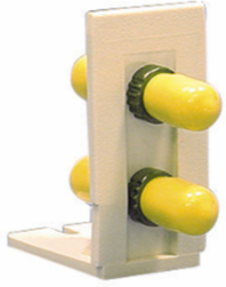 Advanced Multimedia Outlet Bracket, ST-Style, 2 Multi Mode/Single Mode, Light Almond
