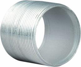 6 Inch Aluminum Rigid Conduit Nipple, Natural Finish, NPT Threads