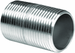 1 Inch Aluminum Rigid Conduit Nipple, Quad Listed, Tapered Threads