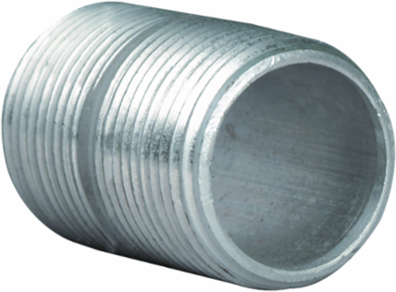 1 Inch Aluminum Rigid Conduit Nipple 1"x2-1/2" NPT, Copper-Free Material
