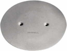 Abandonment Plate 3 Inch Gray, Fire-Rated, Fabricated