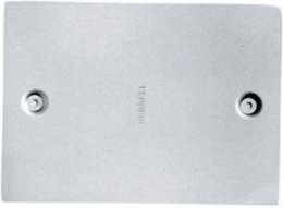 Abandonment Plate FR480, Aluminum, 8.5 Inch Width, 2 Inch Core Hole