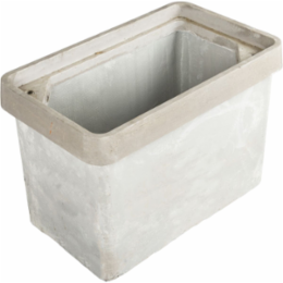 FRP Box T22, 12 x 12 x 12 Inch, Straight Wall, Lightweight Fiberglass