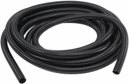 PolyTuff II Liquidtight Tubing, 2 Inch, 50 ft, Black, PVC Material