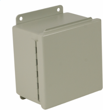 N12 JIC Continuous Hinge 36X24X9 Carbon Steel - Gray