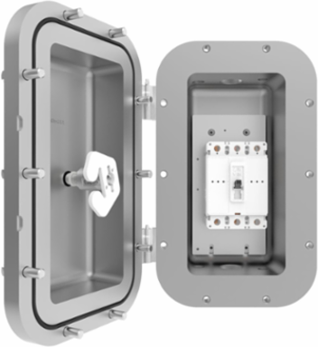 Aluminum Circuit Breaker Enclosure 100A Max, 18 Inch Height, 11 Inch Width, Wall Mount