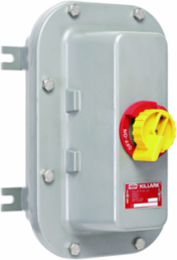 Aluminum Non-Fused Disconnect Switch Enclosure - 60A, 3P, 600VAC, Rotary Handle