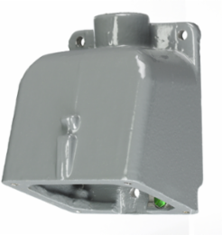 Industrial Grade Angled Back Box for 20A & 30A 3/4 Inch Hub, 4 x 3.75 x 3 Inch