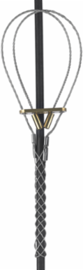Universal Eye Bus Drop Support Grips, Galvanized Steel, 0.43-0.56 Inch Cable Diameter