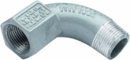 90 1 Inch Aluminum Elbow, Male/Female, Powder Epoxy Finish