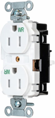 EdgeConnect™ Weather Resistant Duplex Receptacle 20A 125V, 5-20R