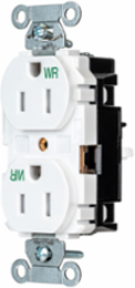 EdgeConnect™ Weather Resistant Duplex Receptacle 20A 125V, 5-20R
