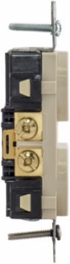 Commercial Specification Grade Duplex Receptacles 20A 125V Light Almond