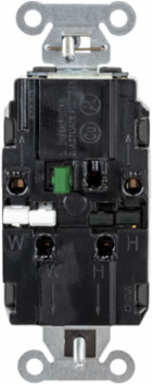 EdgeConnectTM Duplex Receptacle, Tamper Resistant, 20A 125V, 5-20R