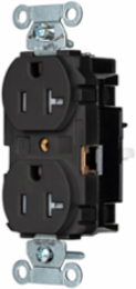 EdgeConnectTM Duplex Receptacle, Tamper Resistant, 20A 125V, 5-20R