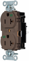 EdgeConnect™ Decorator Receptacle, 2-Pole 3-Wire, 15A 125V, Weather Resistant