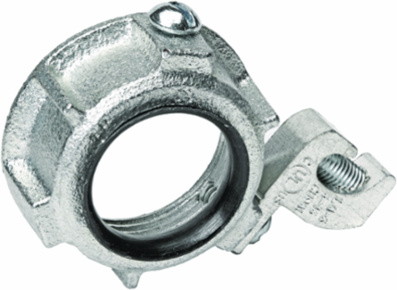 1" Insulated Ground Bushing, Zinc, 150°C Temperature Rating