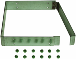 N1 Connector (Hinged-Cover/Screw-Cover Wireway) 2X2 Carbon Steel - Galvanized