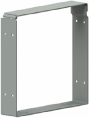 N1 Connector (Hinged-Cover/Screw-Cover Wireway) 8X8 Carbon Steel - Gray