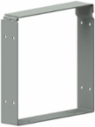 N1 Connector (Hinged-Cover/Screw-Cover Wireway) 8X8 Carbon Steel - Gray