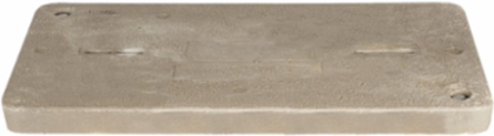 Cover, FRP, Tier 8, 15"x17"x 2", 1 piece, 2 Bolts, Water