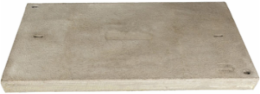 Cover, polymer concrete, Tier 8, 36"x60"x 3", 2 piece, 2 Bolts, Electric