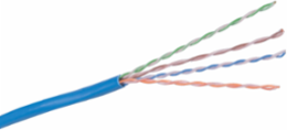 SPEEDGAIN Category 5E UTP Plenum Cable, Blue, 1GbE, 4-Pair, #24 AWG