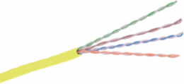 SPEEDGAIN Category 5E Plenum UTP Cable 1000 ft Yellow