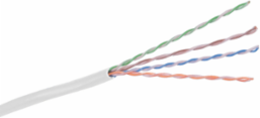 SPEEDGAIN Category 5E Riser Cable 4-Pair UTP White 20 lb.