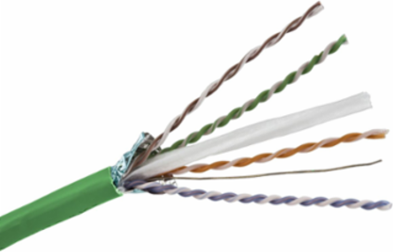 NEXTSPEED CAT6A FTP Plenum Rated Cable, Spool, 10-Gig, 1000 FT