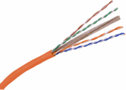 NEXTSPEED Cat6 Plenum Cable, 500MHz, 4-Pair, UTP, Orange