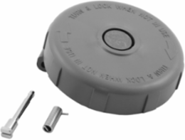 IEC Pin and Sleeve Interlock Cover Assembly, 30A, Watertight, Thermoplastic, Gray