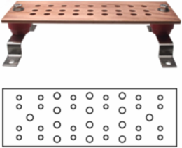 Copper Ground Bar/Bus Bar