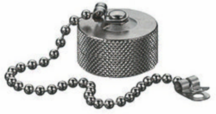 Closure Cap for Male Devices 3A, 2 Inch Width, Aluminum