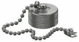 Closure Cap for Male Devices 3A, 2 Inch Width, Aluminum