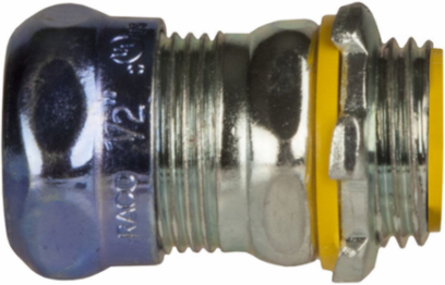 1 in. EMT Raintight Compression Connector, Insulated