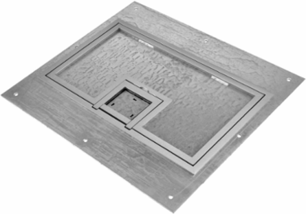 Rectangular Surface Cover Assembly, 14 Inch x 12.5 Inch Aluminum Edging