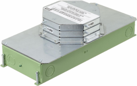 Concrete Floor Box, 2-Gang, 16.27 Inch x 7.32 Inch x 3.25 Inch, Corrosion Resistant