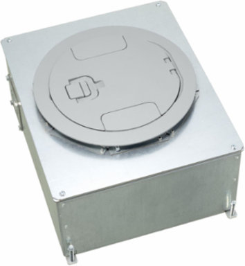 Recessed 4/5-Gang Floor Box, 14.14 Inch x 11.09 Inch x 6.31 Inch Depth