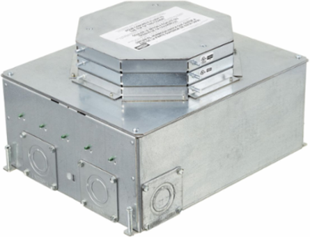 Recessed 4/5-Gang Floor Box, 14.14 Inch x 11.09 Inch x 6.31 Inch Depth