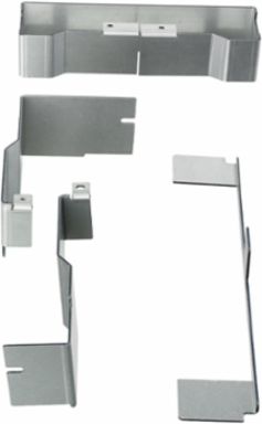 SystemOne Recessed 6-Gang Floor Box Kit, 9.200 Inch Width, Pre Galvanized Steel