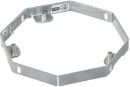 6-Gang Concrete Floor Box with 0-1/4 Inch Stackable Rings