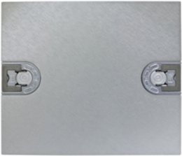 Rectangular Surface Cover Assembly, 14.81 x 12.51 Inch, Aluminum Finish, 20,000 Pound Load