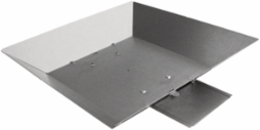 Concrete Floor Box Accessory, 15.75 Inch Square, 4 Inch Deep, Steel
