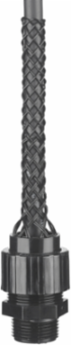 Deluxe Non-Metallic Cord Grip, 3/8" NPT, Cable Size .312-.375"