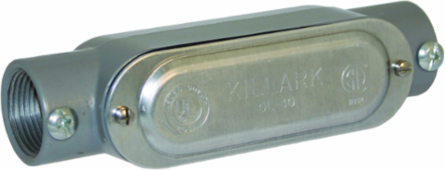 3/4 Inch Aluminum Conduit Body with Cover & Gasket, Volume 7 cu. in.