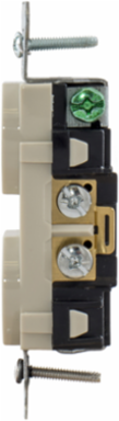 Tamper-Resistant Duplex Receptacle, 20A 125V, Light Almond