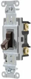 Commercial Grade Toggle Switch, 15A 120/277V AC, 4.18 Inch x 1.49 Inch x 1.83 Inch