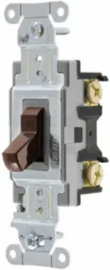Toggle Switch, Single Pole 20A 120/277V AC, 4.18 Inch x 1.49 Inch x 1.83 Inch